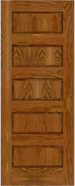 Raised  Panel   Breakers  Red Oak  Doors